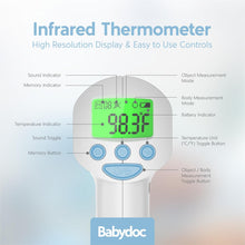 Load image into Gallery viewer, Babydoc Medical Grade Baby Infrared Thermometer